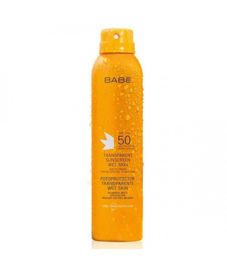 Babe Pediatric Çocuklar İçin Transparan Güneş Spreyi SPF50 200ml