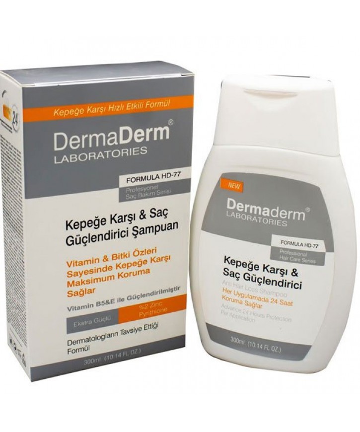 Dermaderm Formula HD-77 Saç Dökülmesine Karşı Şampuan 250 ml