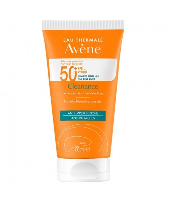 Avene Cleanance Solaire Spf 50 50 ML Yağlı Ciltler için Güneş Kremi