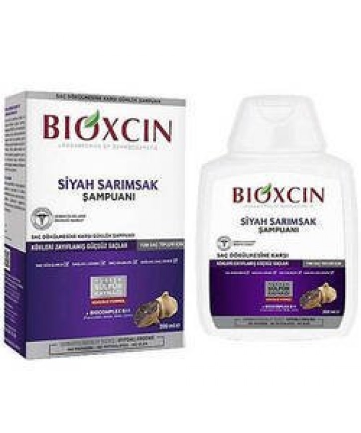 Bioxcin Siyah Sarımsak Şampuanı 3 al 2 öde (3x300ml) Dökülme Önleyici Şampuan