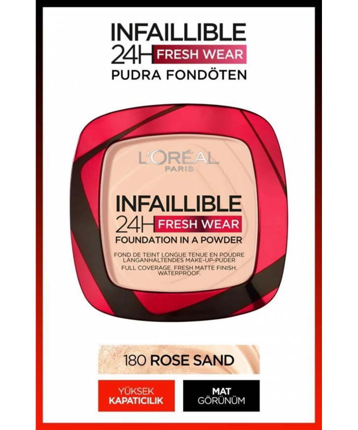 LOreal Paris Infaillible 24h Fresh Wear Pudra Fondöten