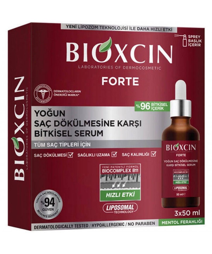 Bioxcin Forte 3lü Serum Besleyici Serum